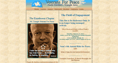 Desktop Screenshot of ncveteransforpeace.org